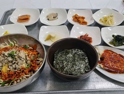 재첩회무침
