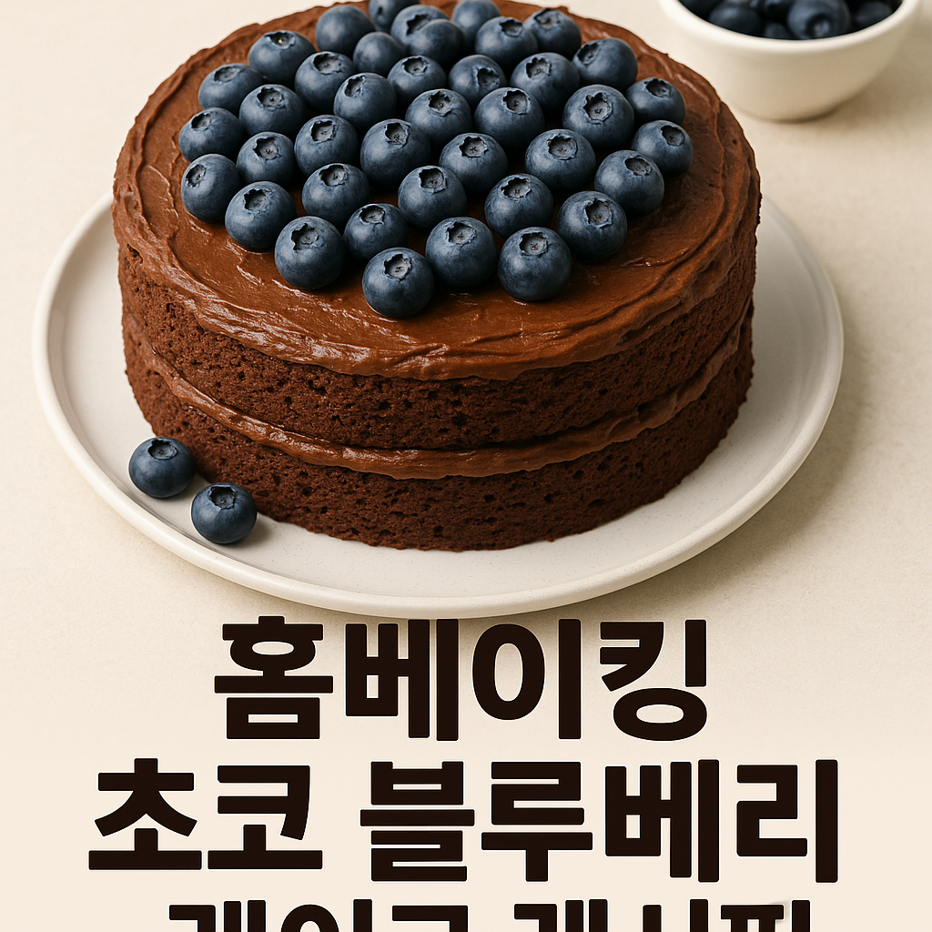 블루베리 케이크 레시피