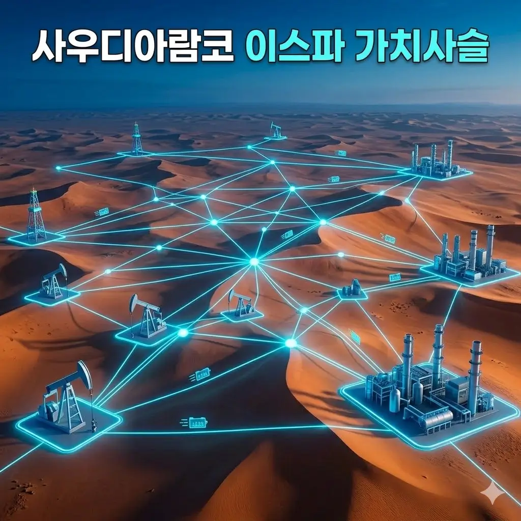 사우디아람코 이스파 가치 사슬 모델의 핵심 구조와 시사점