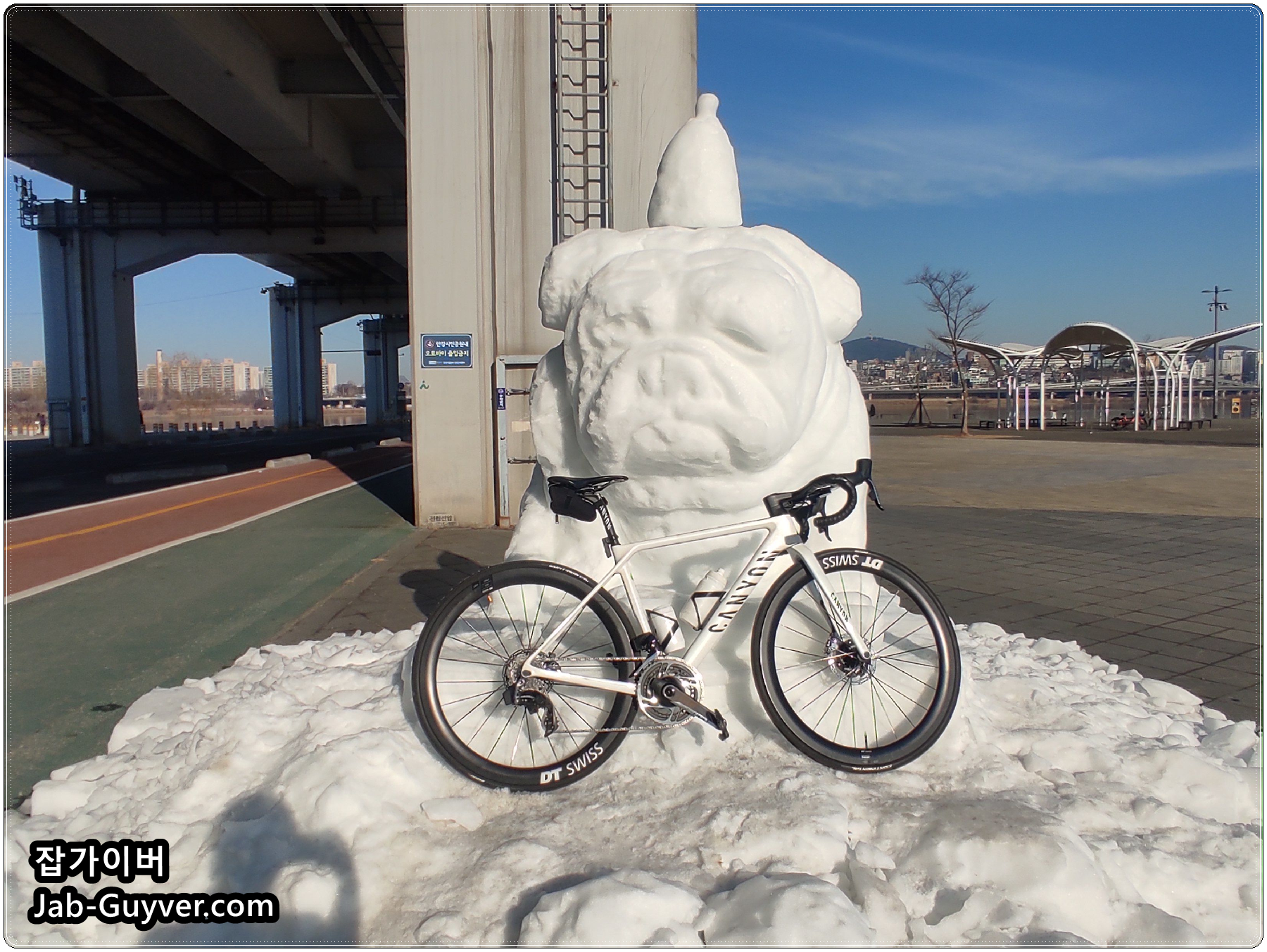 겨울 라이딩 동계 자전거 복장 예시