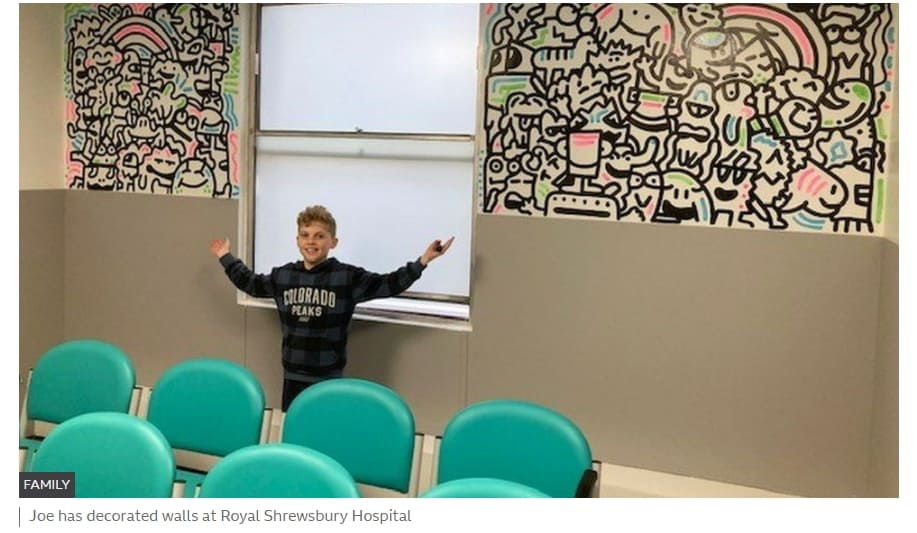 12살 어린 낙서가, 나이키 디자이너 발탁 VIDEO: Shrewsbury Doodle Boy, 12, signs Nike deal