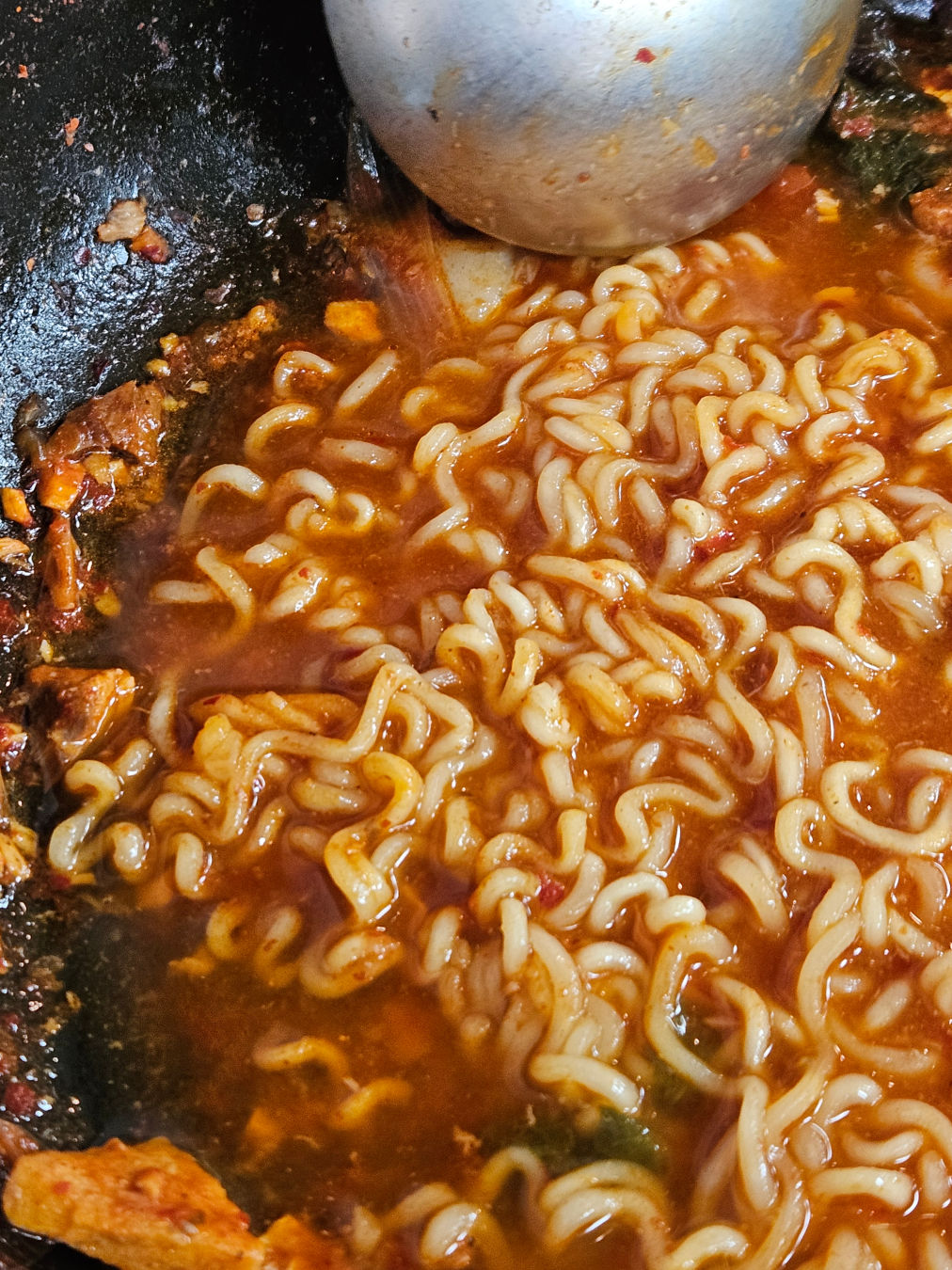 모슬포 부두식당 매운탕 라면