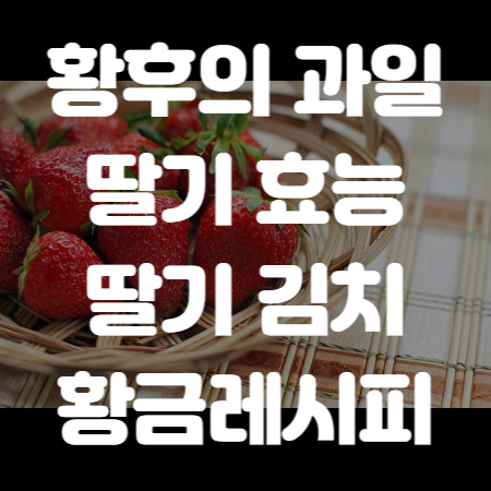 딸기 효능