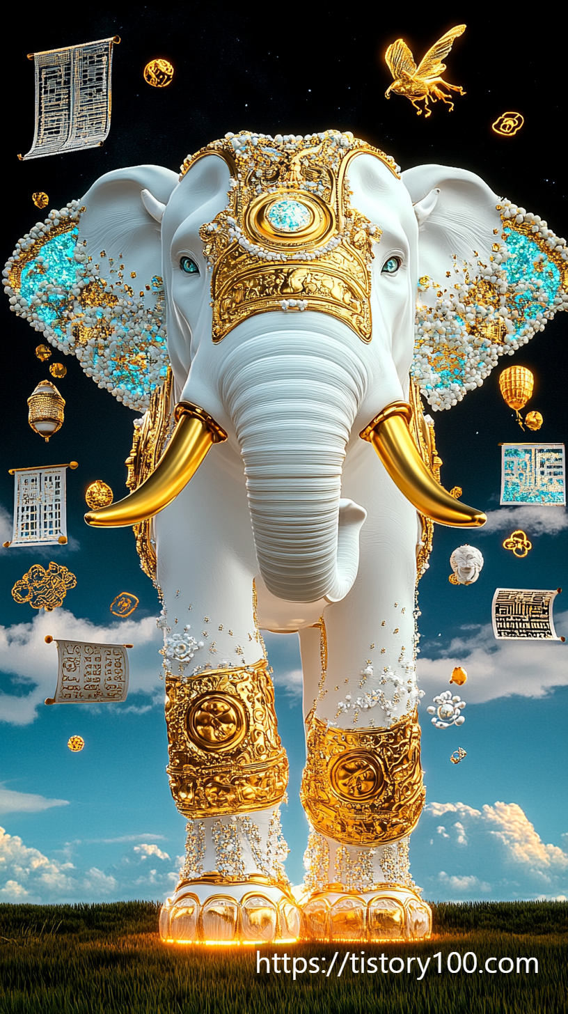 코끼리의 상징성과 명리학적 관점 그림1