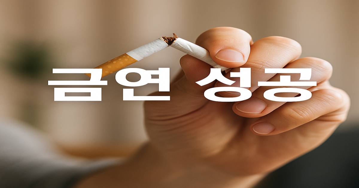 금연 성공 이미지.