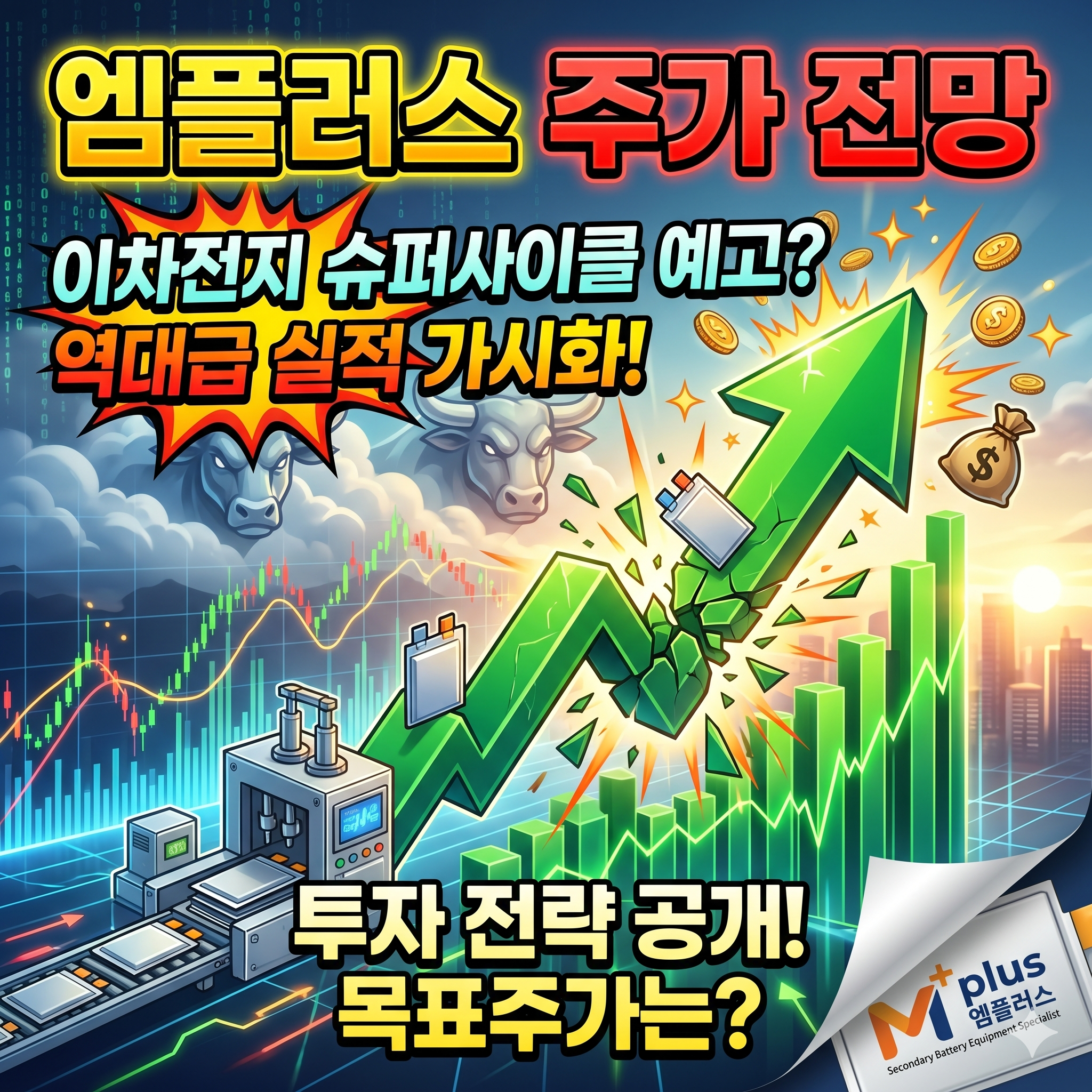 엠플러스 주가 전망