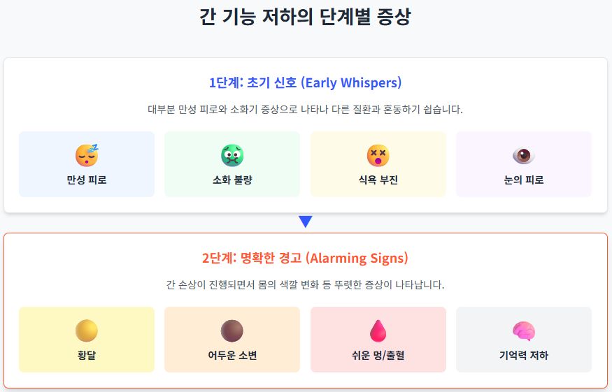 자도 자도 피곤해 간 때문이라고? 의외로 모르고 있던 간 건강 신호