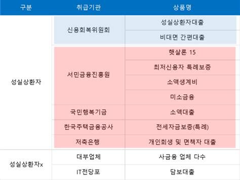 신용회복자대출