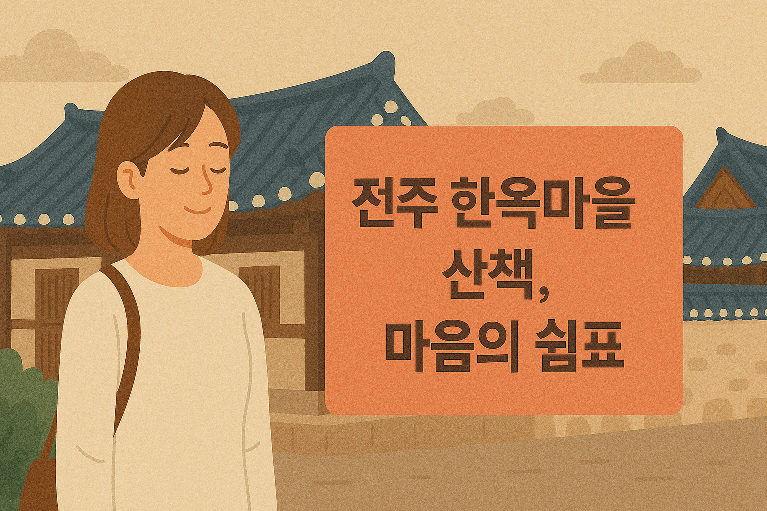 전주 한옥마을의 여유로운 산책