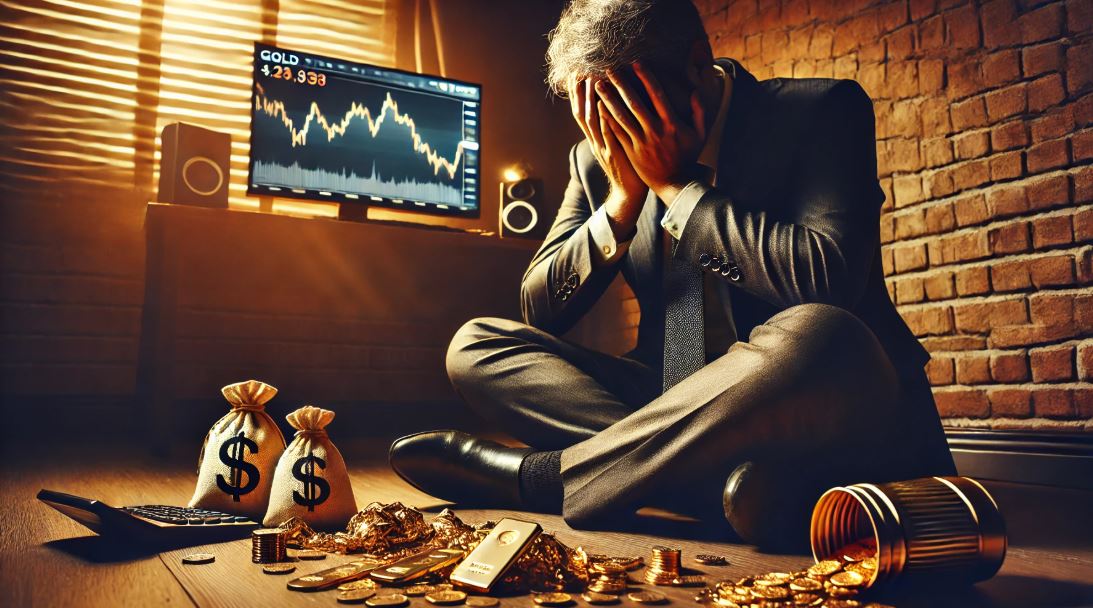 금 투자자의 이미지