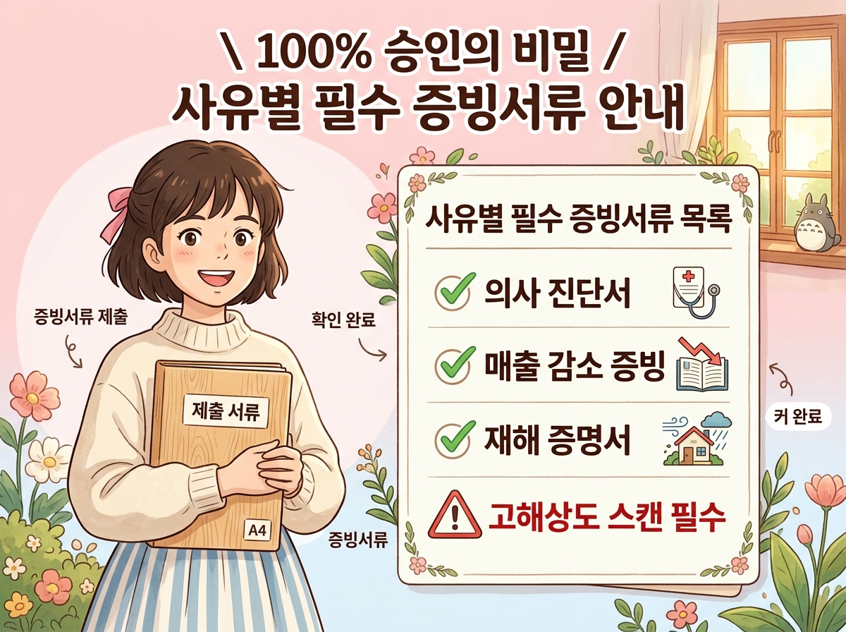 종합소득세 납부기한 연장 필수 증빙 서류 체크리스트