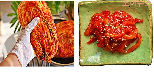 굵은 고춧가루 활용 요리, 김치와 젓갈