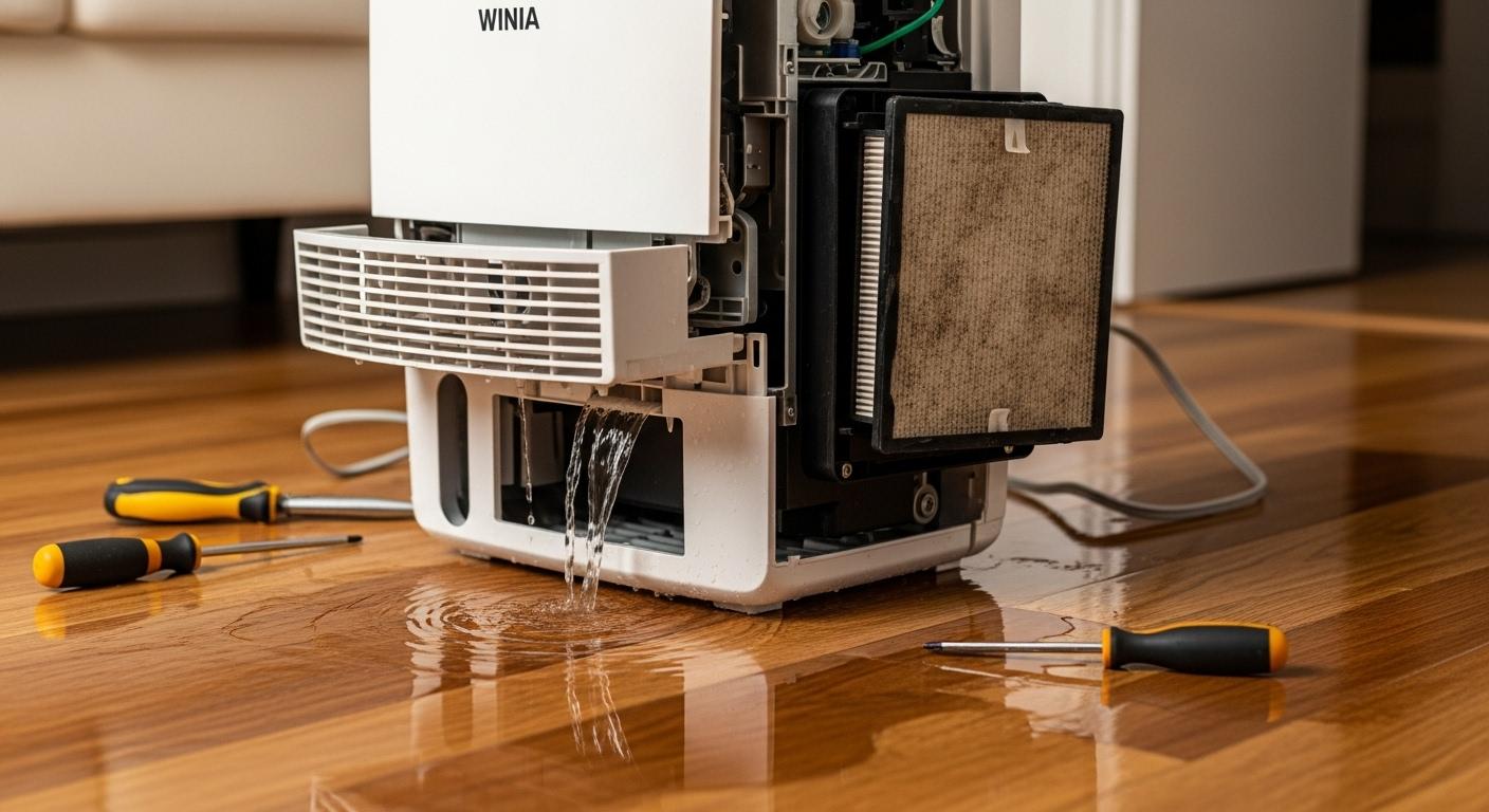 위니아 제습기 고장