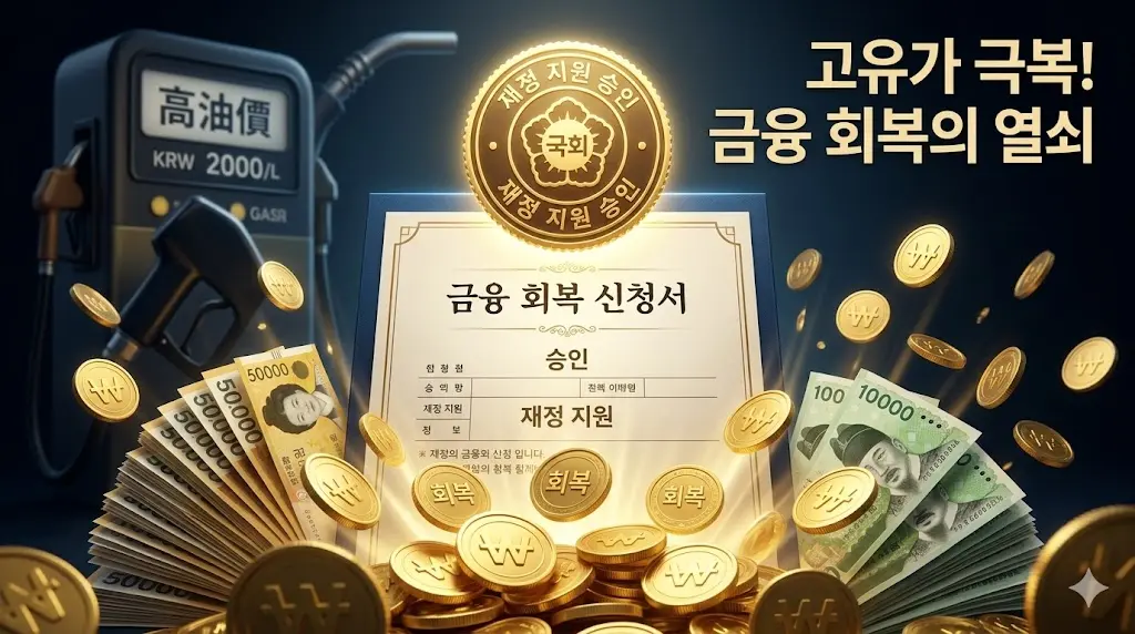 금융 회복 신청서 승인 재정지원 이미지