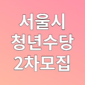 서울시 청년수당