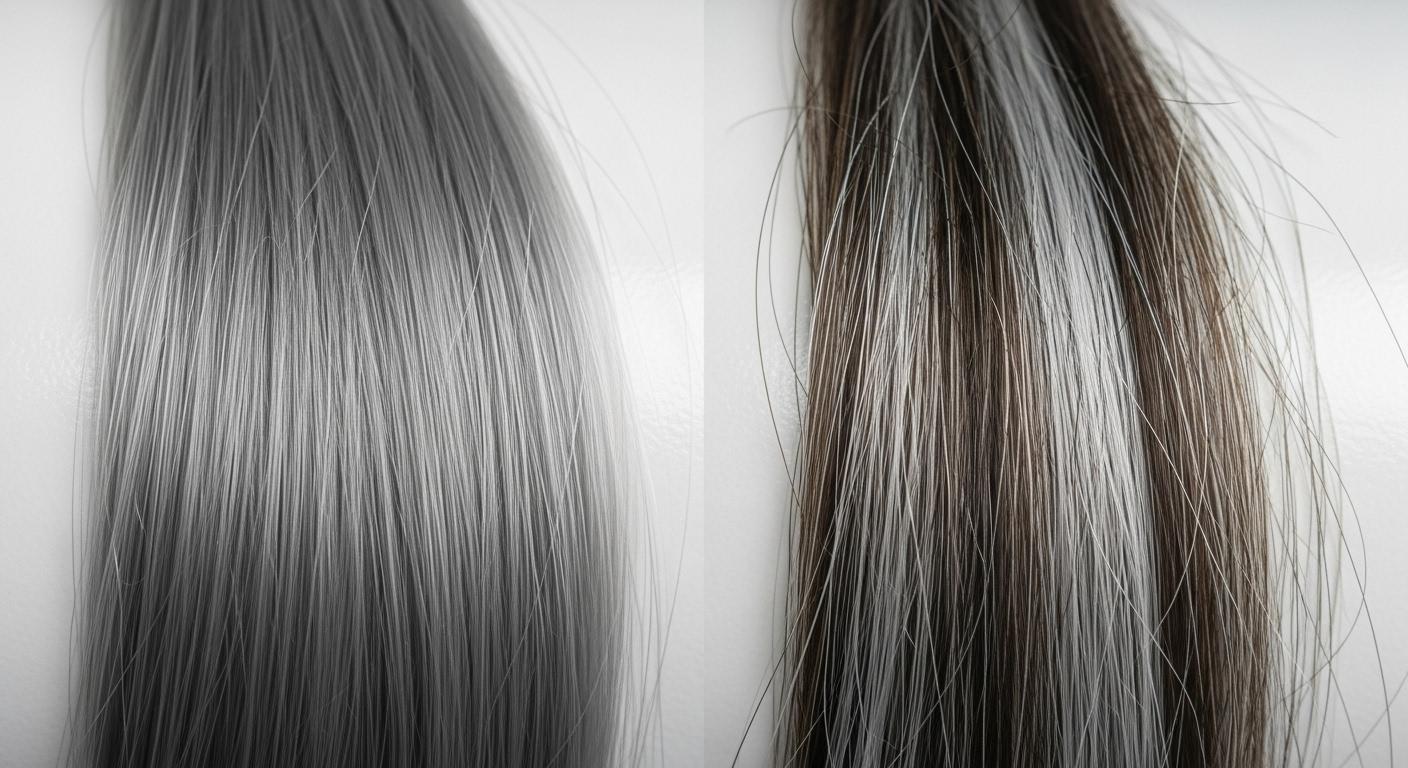 새치 흰머리 차이점