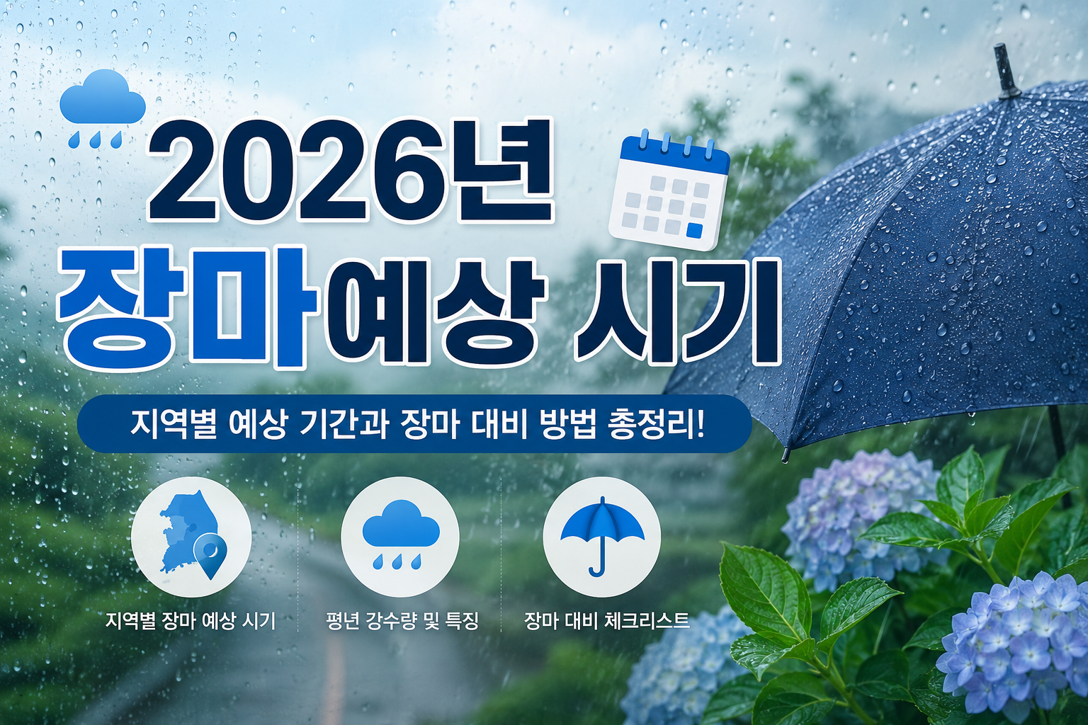 2026년 장마예상시기