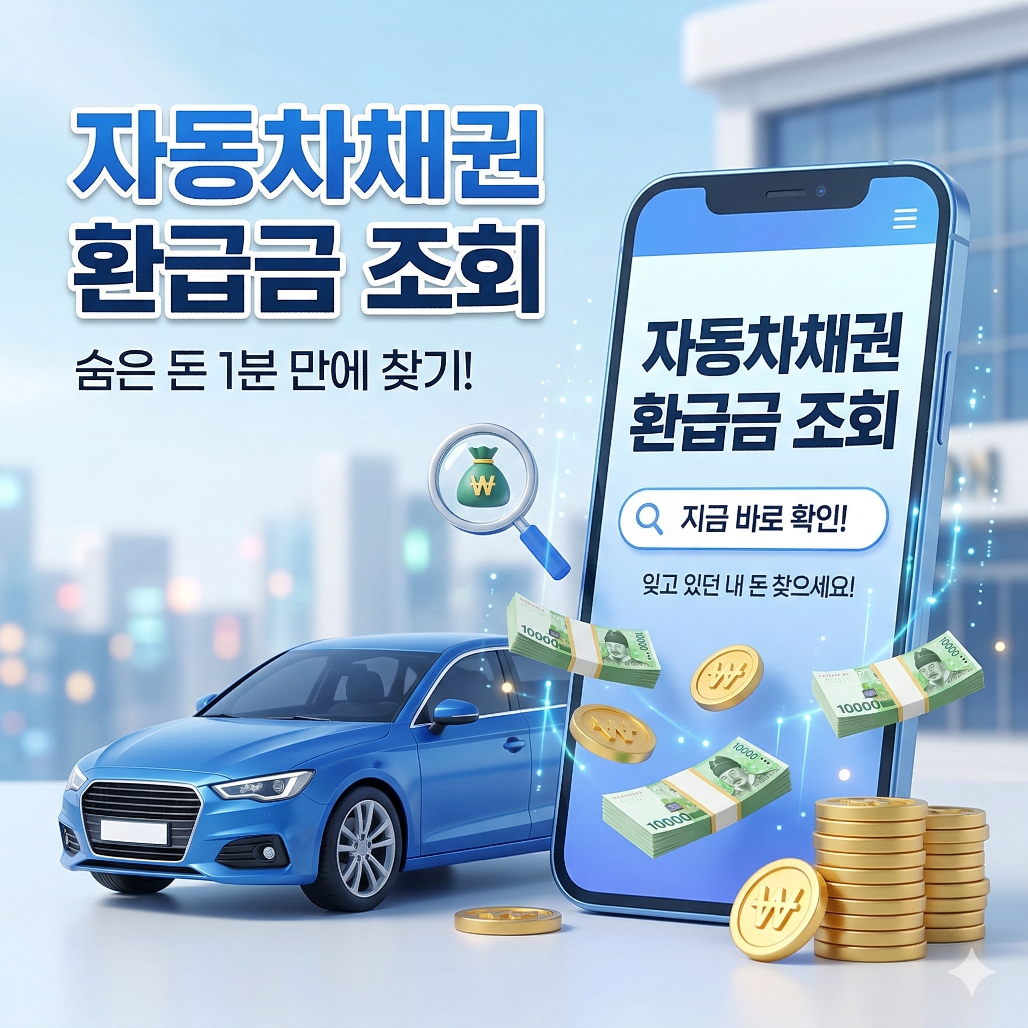 자동차채권 환급금 조회 방법 및 숨은 돈 1분 만에 찾는 법