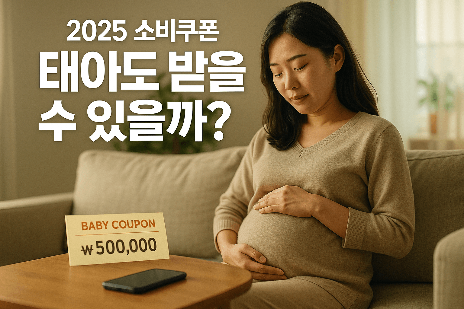 2025 민생회복지원금 소비쿠폰 태아도 받을 수 있을까?