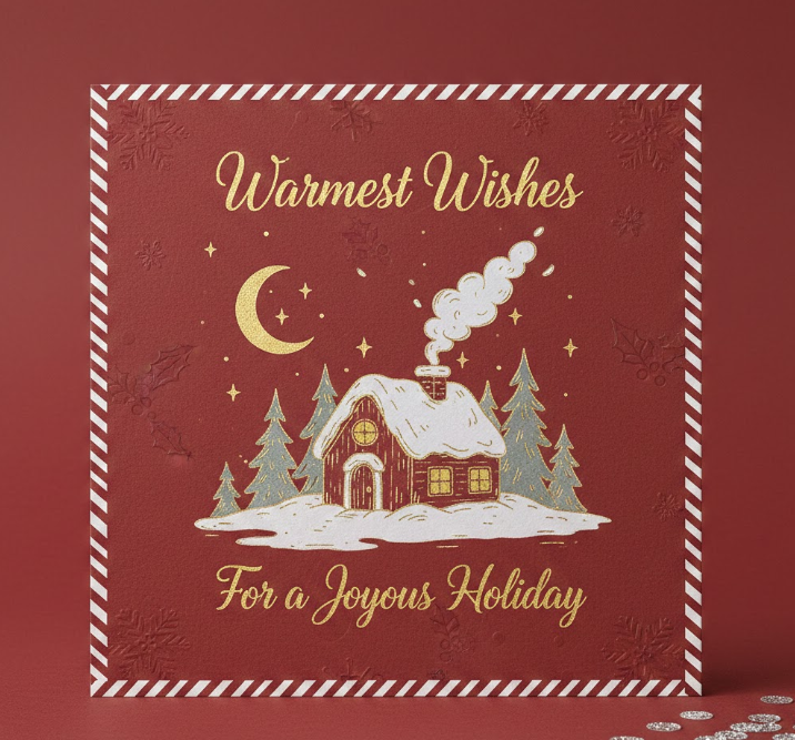 크리스마스 카드 문구용 이미지