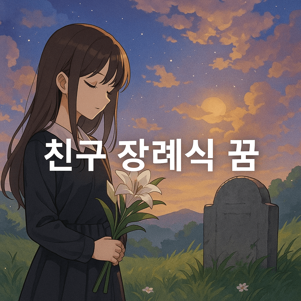 친구 장례식 꿈 해몽