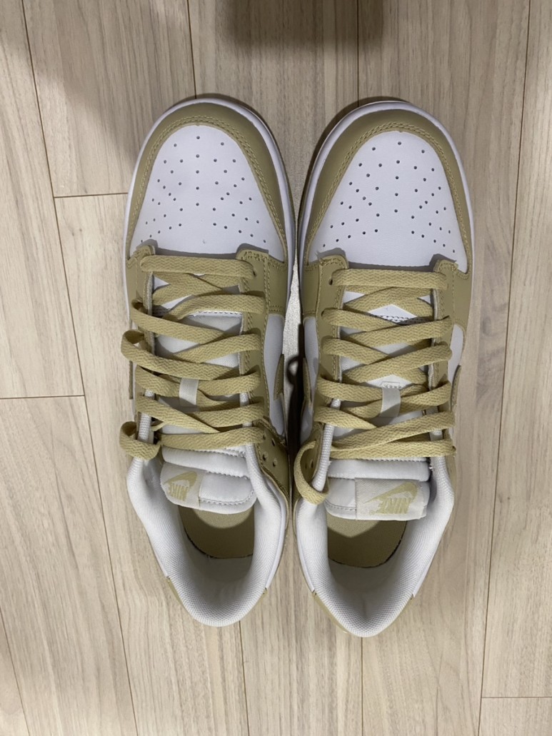 나이키 덩크로우 레트로 팀골드 화이트 베이지 nike dunk low team gold white beige(DV0833-100)