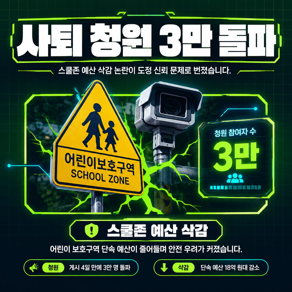 사퇴 청원 3만 돌파