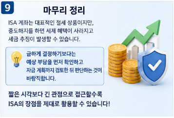 ISA 계좌 중도해지 불이익 총정리｜세금 추징 얼마나 될까0
