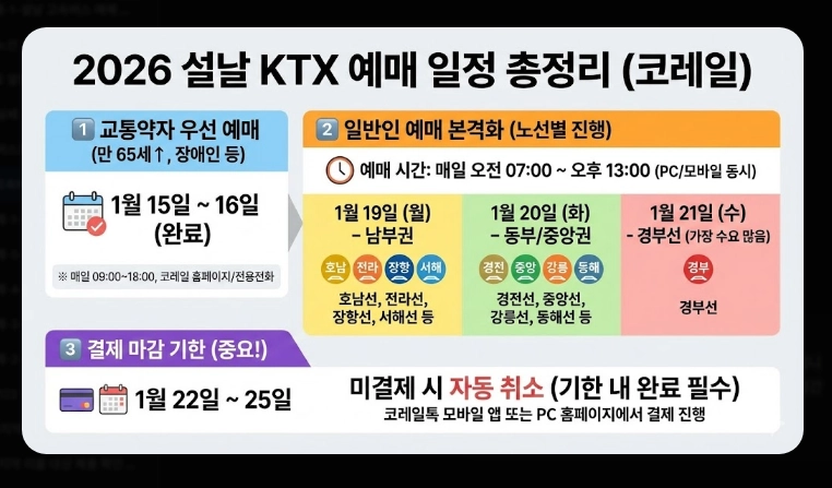 설날 고속버스 예매(방법, 일정)(2026년 + 꿀팁)