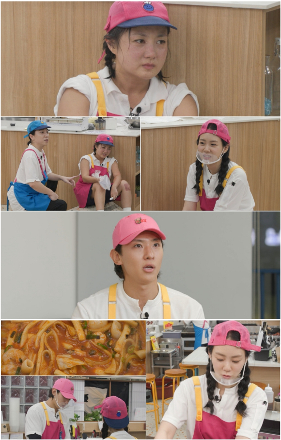 &#39;웃는 사장&#39; 박나래가 화상으로 응급실로 향했다. [사진=JTBC]