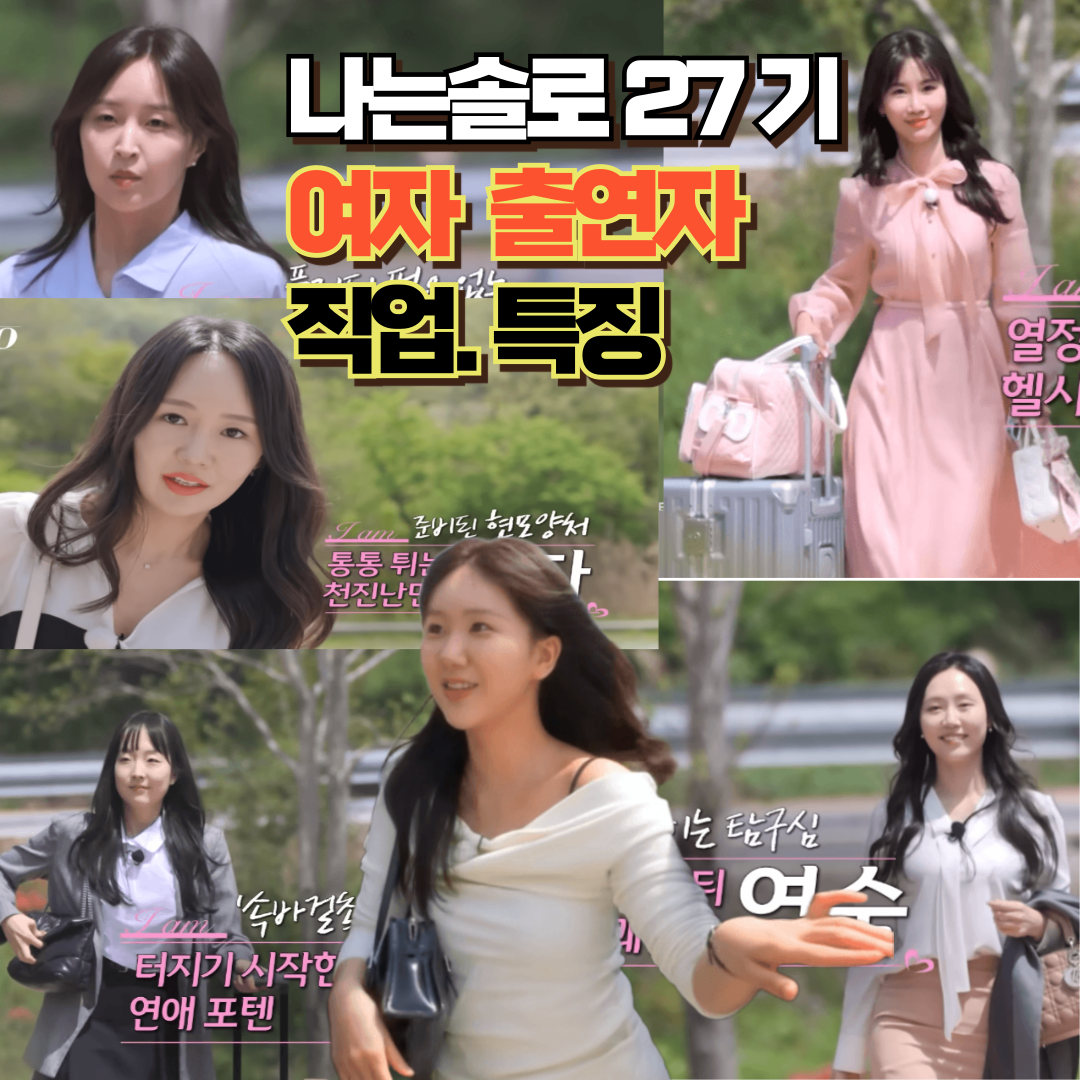 나는솔로 27기 직업