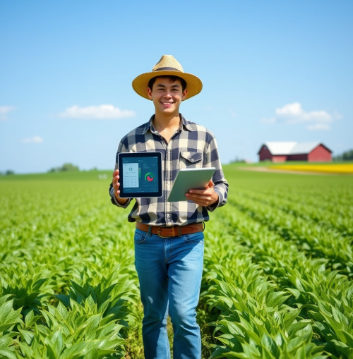 AI 도구를 활용해 과일 재배, 농사하는 귀농 초보자