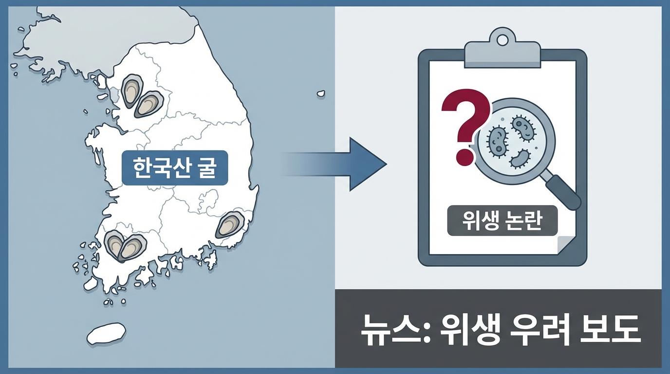 한국산 굴 수입 중단