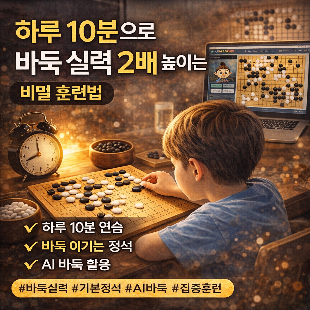 하루10분으로 바둑 실력 2배 높이는 비밀 훈련법