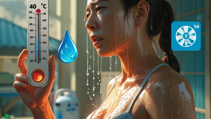 땀 많이 흘리는 날 : 간 간소화된 국물 반찬 or 염분 함유 이온음료