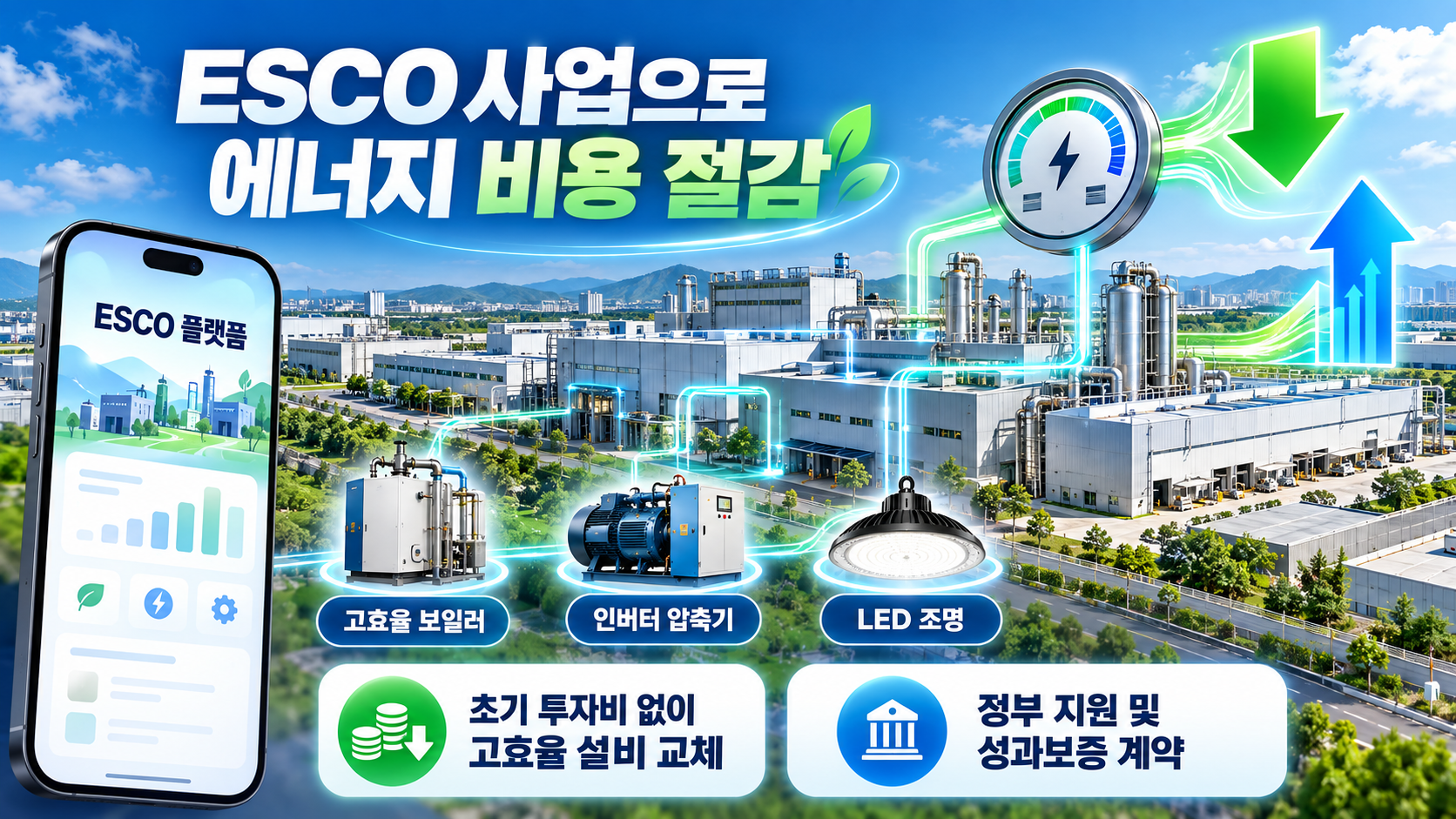 ESCO사업으로 에너지 비용절감