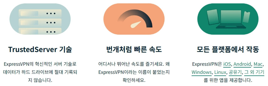 Express VPN 장점