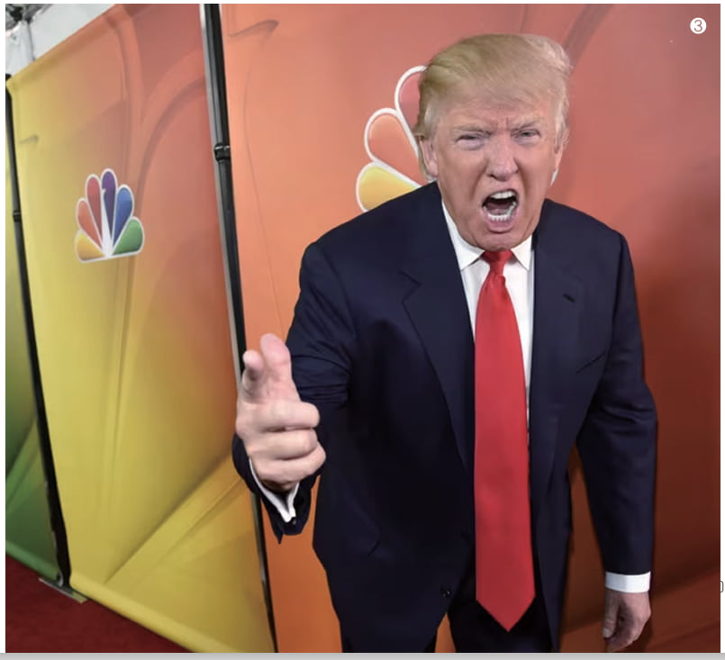 트럼프는 TV쇼 '견습생'의 진행자로 대중 스타가 됐다.