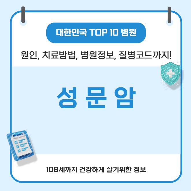성문암 치료 대한민국에서 가장 잘하는 병원 정보