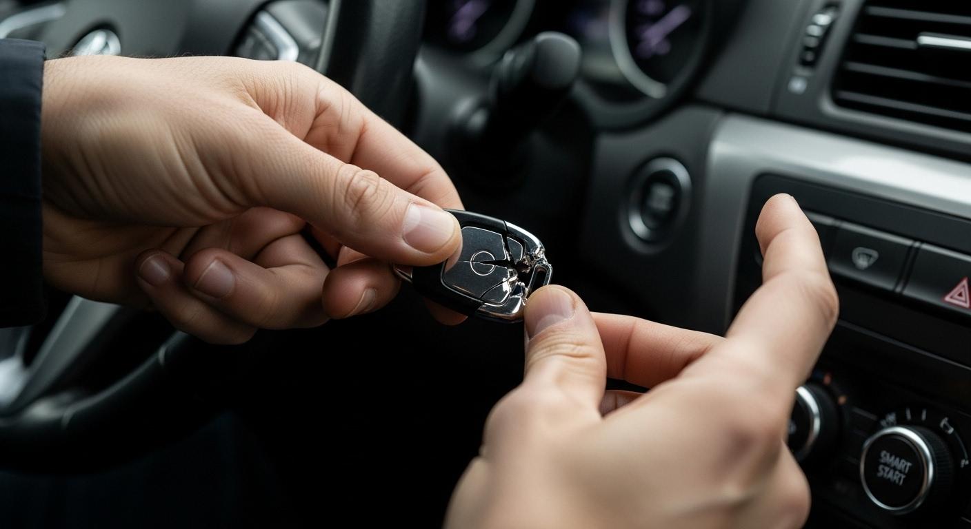 자동차 스마트키 고장 시 시동