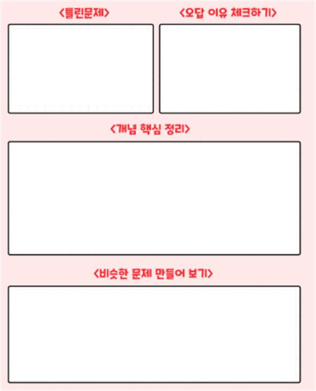 오답노트