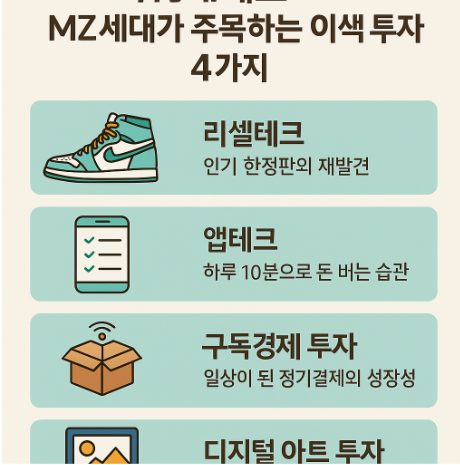 4월 재테크: MZ세대가 주목하는 이색 투자법 4가지