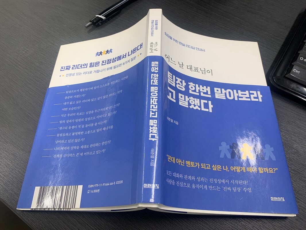 어느날 대표님이 팀장~