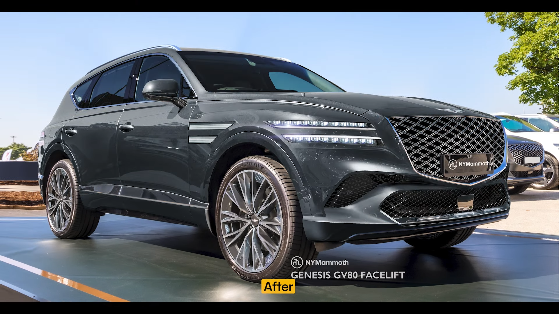 제네시스 GV80 페이스리프트 예상도