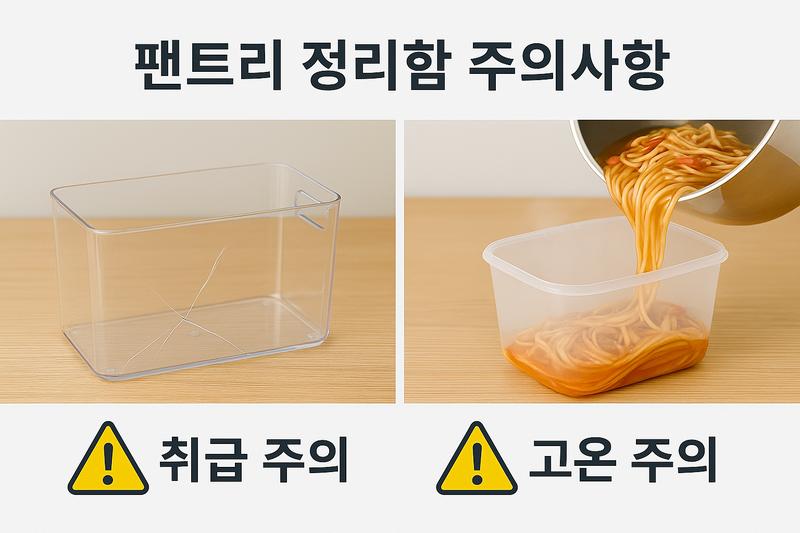 팬트리 정리함, 어떤 게 진짜 실용적일까?