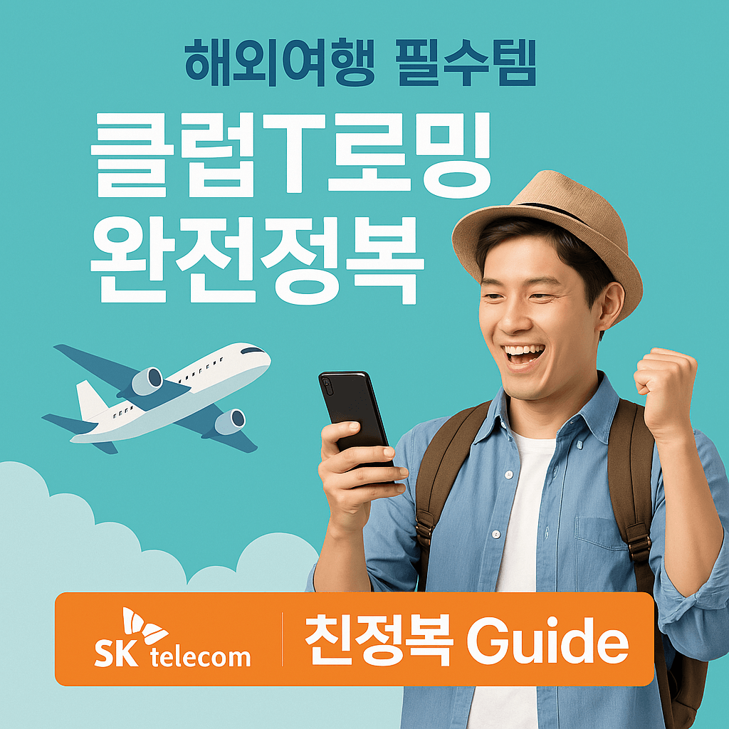 안 쓰면 손해! 해외여행 필수템 클럽T로밍 완전정복 가이드