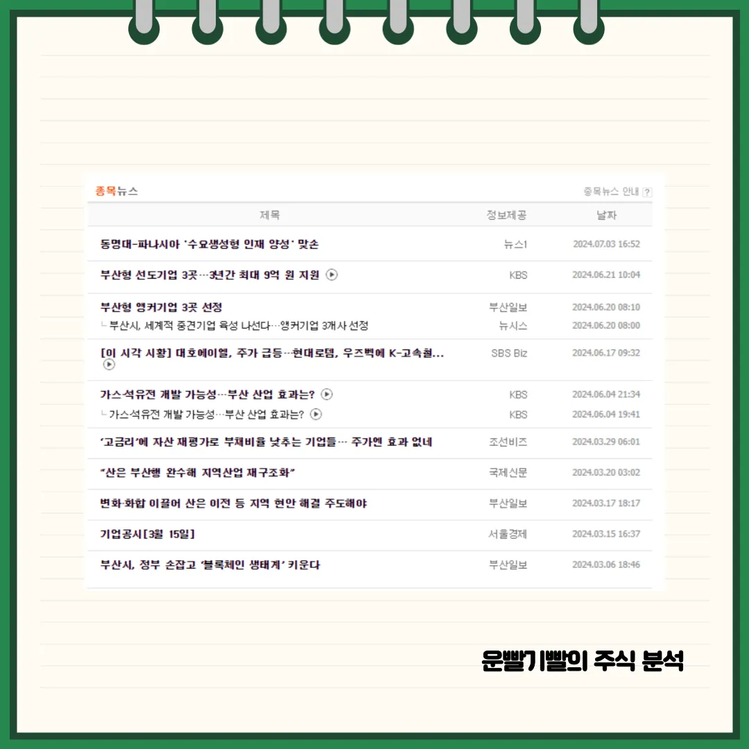 부산산업 뉴스