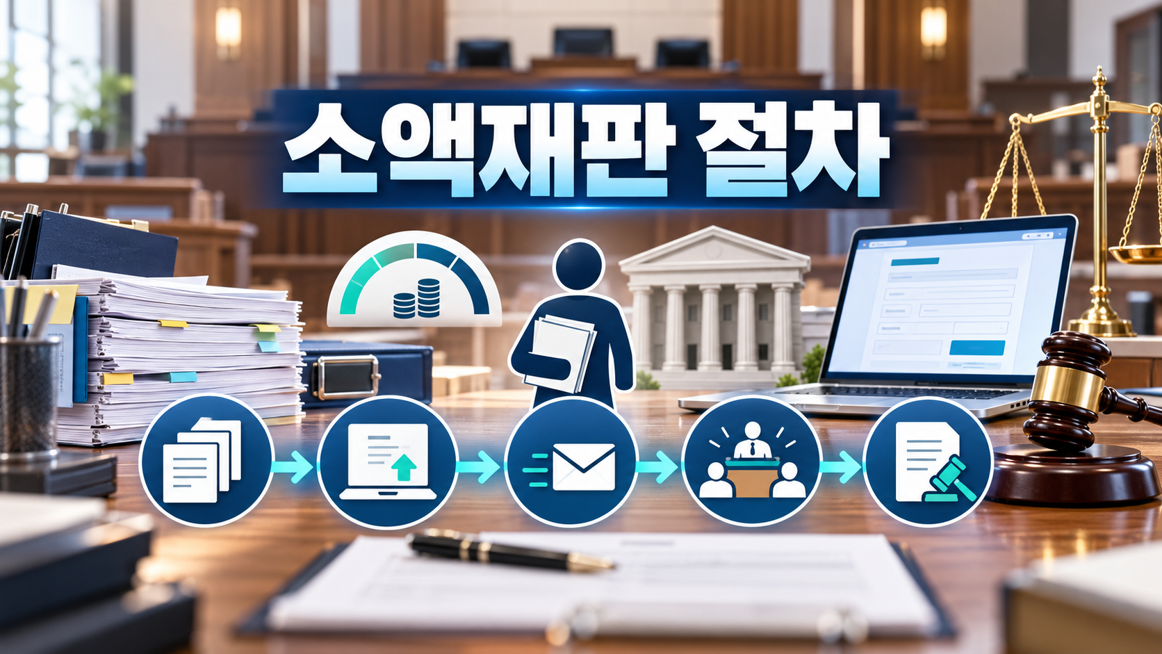 떼인 돈 1회 만에 판결 받는 법! 나홀로 소액재판 신청방법과 전자소송 5단계