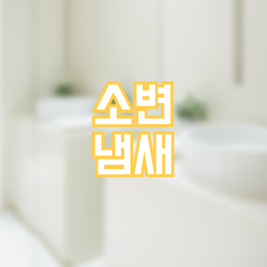 소변냄새, 원인 해결 방법!