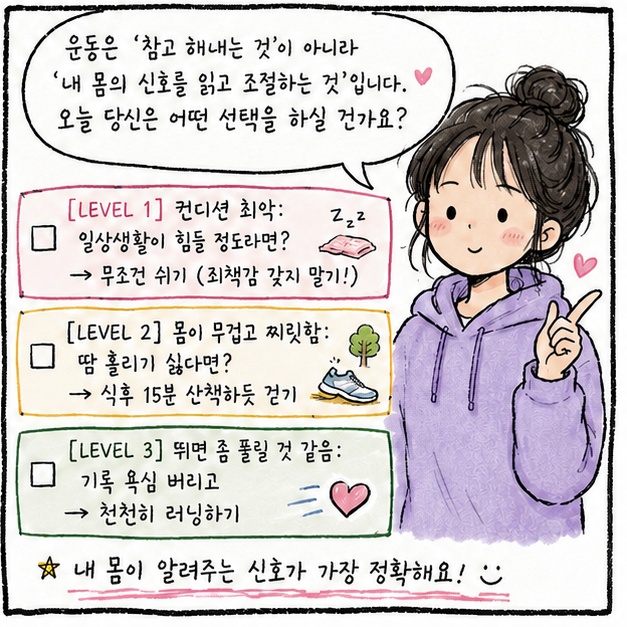 생리중 운동의 기준